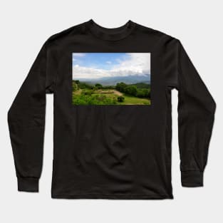 Site archéologique de Monte Alban, Oaxaca Mexique Long Sleeve T-Shirt